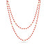 Dominique Cohen red coral delicate chain necklace, in 18k yellow gold <span class='visuallyhidden'>Call, text 323-404-2959 for shopping help.</span>